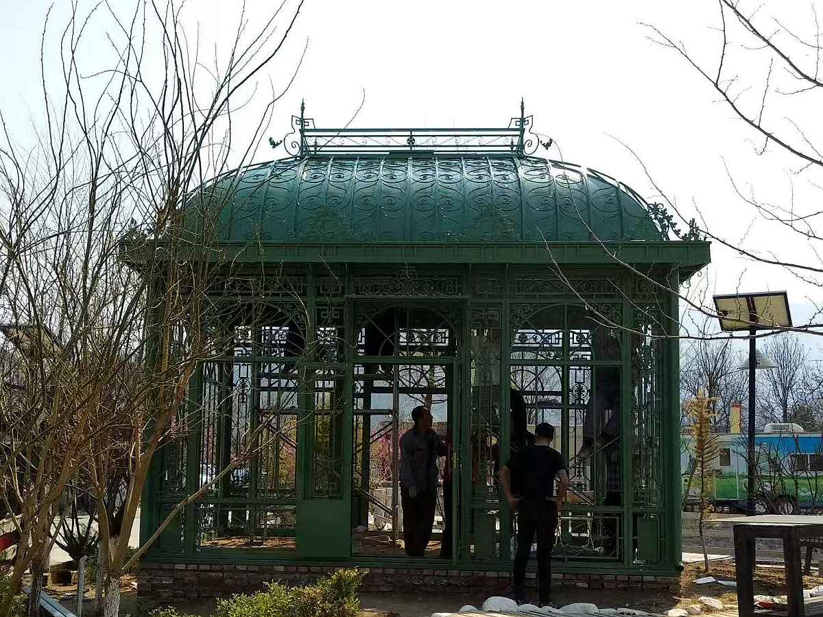 Victorian greenhouse, Victorian greenhouse for garden, steel and glass structure